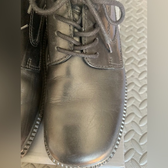 Ecco Junior Dublin Lace Shoes for Boys, Size 6.5, Black - EXCELLENT! - Picture 4 of 8